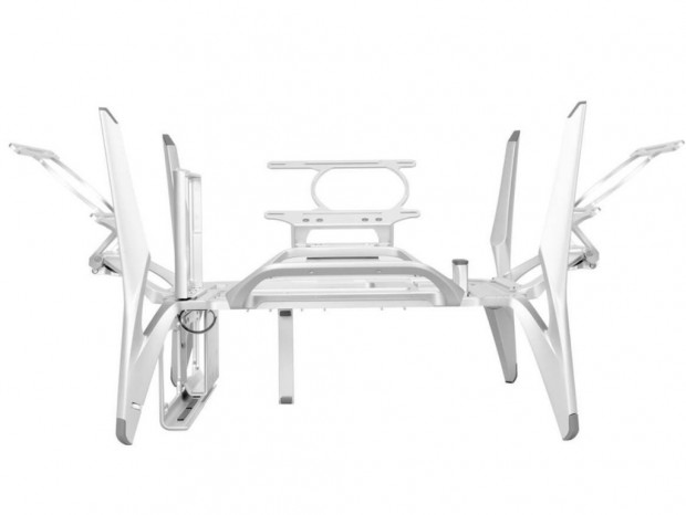 3枚の拡張ウイングを備えたアルミ製オープンフレームPCケース、In Win