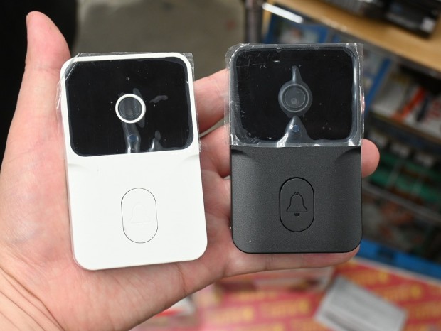 ワイヤレス接続カメラ付きドアベル