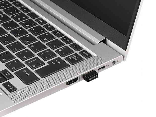 バッファロー、挿しっぱなしで使えるナノサイズのBluetooth 5.4アダプタ「BSBT54D200BK」