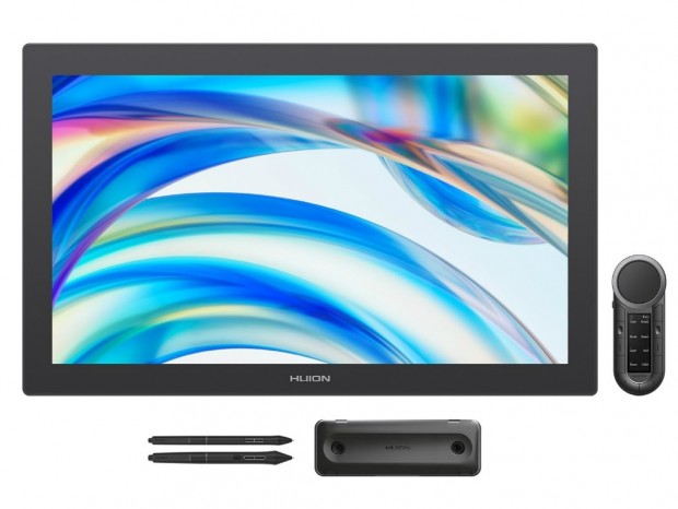 16,384段階の筆圧感知に対応するプロ向け4K液晶ペンタブ、HUION