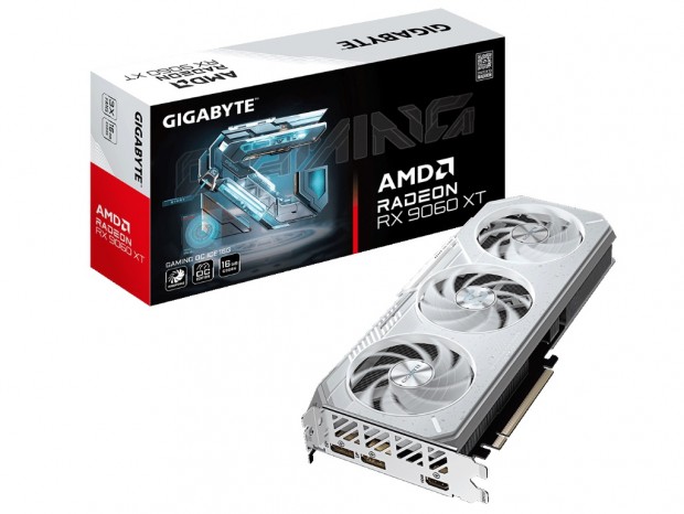GIGABYTE「ICE」シリーズからWINDFORCE搭載Radeon RX 9070 XT/9060 XT発売