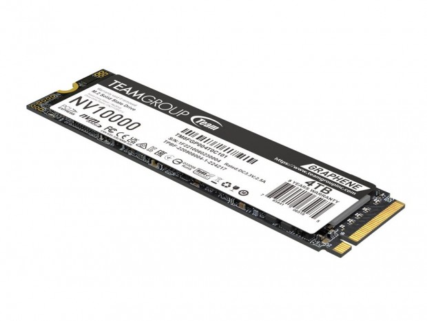 最大10,000MB/sのPCI Express 5.0(x4)対応NVMe M.2 SSD、Team「NV10000」