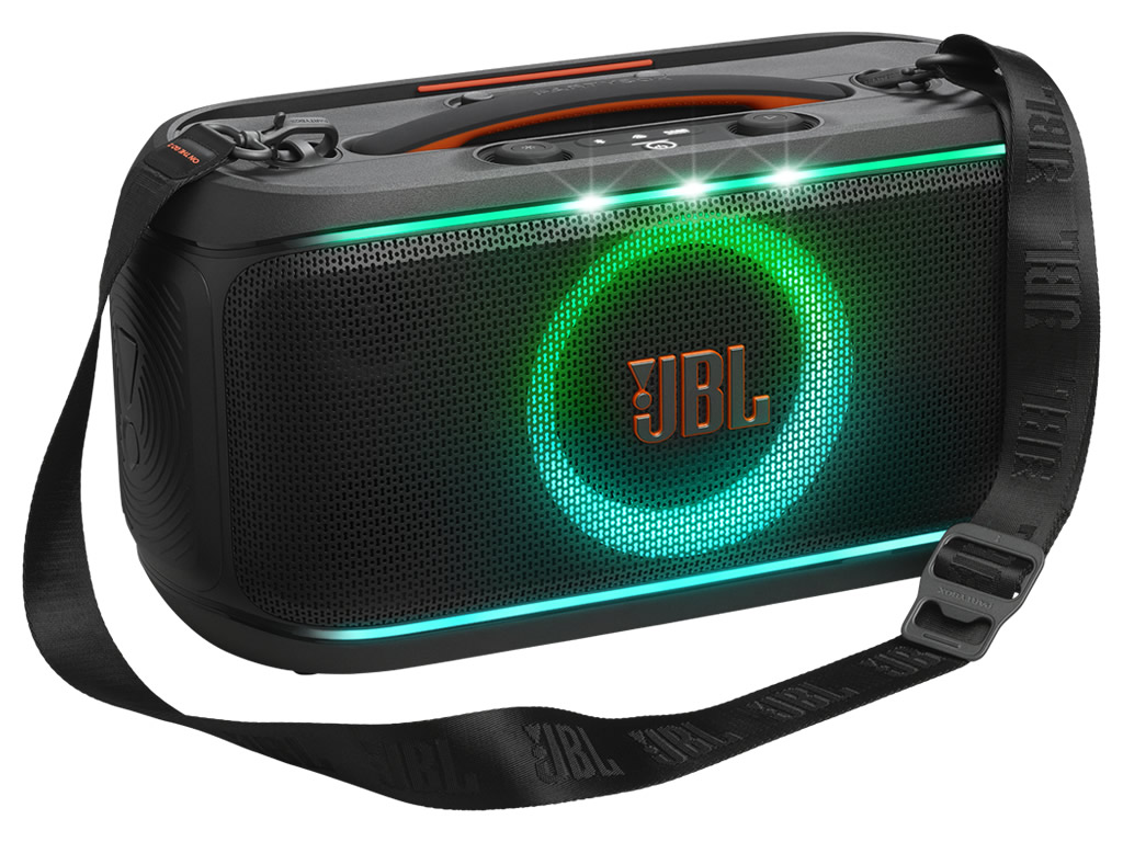 最大15時間再生対応のパーティースピーカー「JBL PartyBox On-The-Go 2