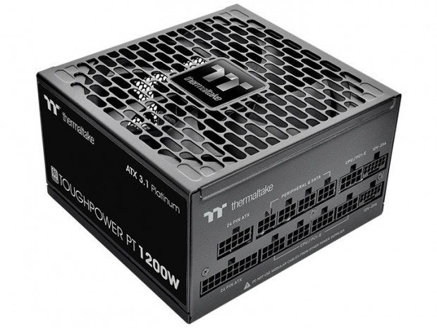 奥行き140mmのフルモジュラーPLATINUM電源、Thermaltake「Toughpower