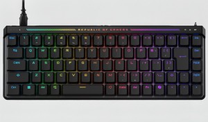 ラピッドトリガー対応65％キーボード、ASUS「ROG Falchion Ace HFX」に