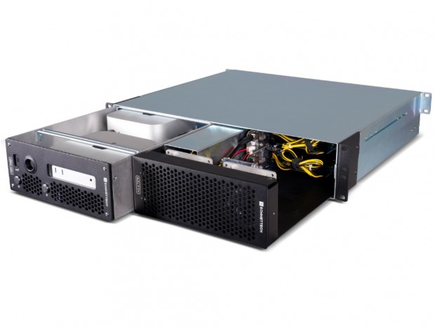 Mac miniに拡張カードを増設できるラックマウントシステム、Sonnet