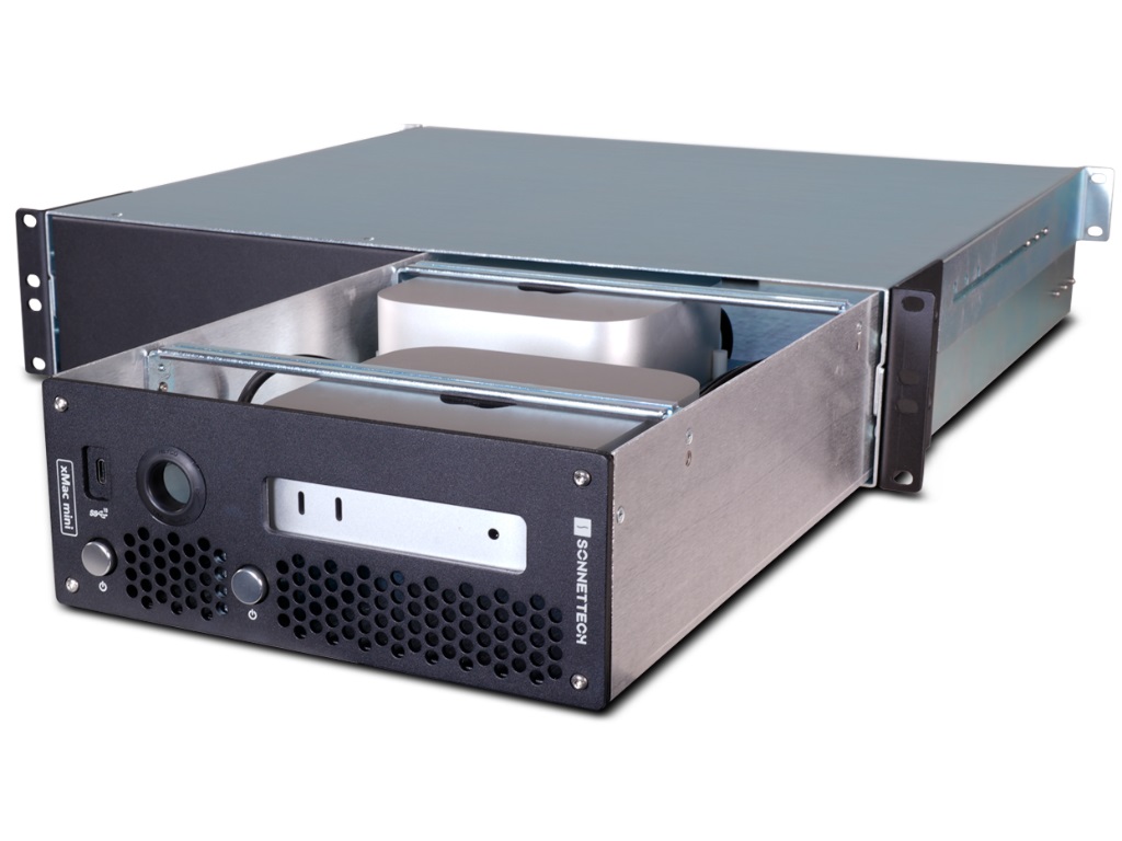 Mac miniに拡張カードを増設できるラックマウントシステム、Sonnet