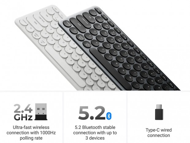 シザースイッチを搭載したトライモード接続の極スリムキーボード「Keychron B5 Pro」