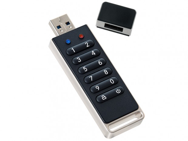 物理セキュリティボタンを備えたUSBメモリ、「Lock U」シリーズが