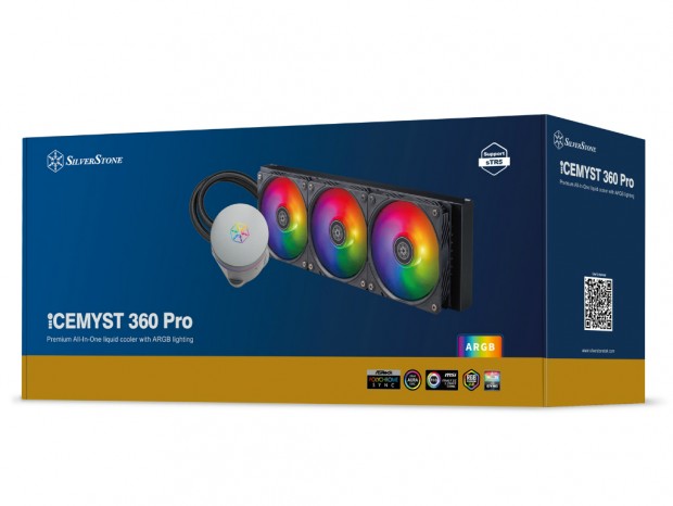 Ryzen Threadripper Pro対応の大型銅製ベースを採用するAIO水冷、SilverStone「IceMyst 360 PRO」