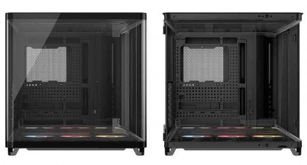 AIR 5400 RS-R ARGB Tempered Glass Black