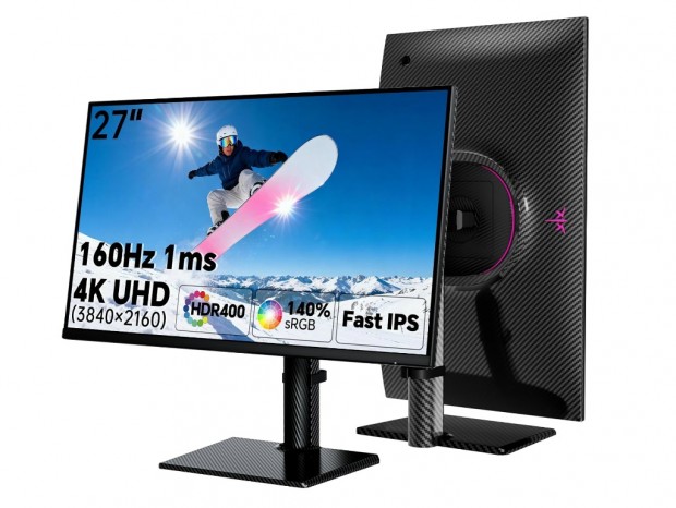 160Hz/1ms対応のFast IPS採用27型4Kゲーミング液晶、KTC「U27T6」