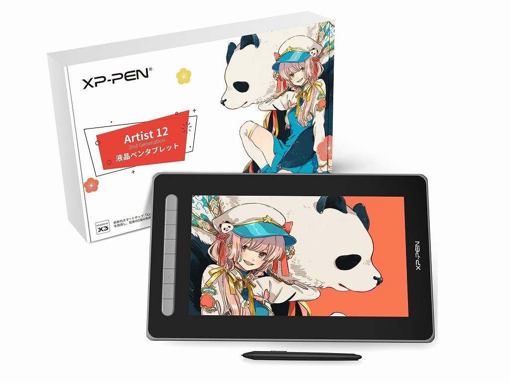 超特価！すぐ使える♪お絵描きタブレット✨バッテリー良好✨️美品初心者クリスタ 今日のお買い得) 8,192段階筆圧感知のスタイラスが付属した液タブ