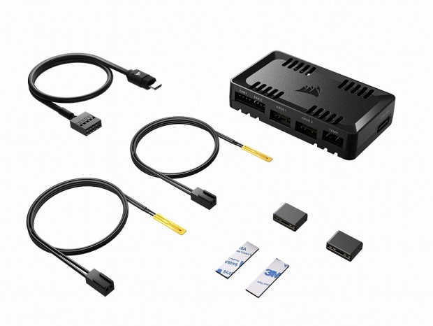 iCUE LINKに追加、最大12ファン＆100個のLEDを制御できるコントローラ「COMMANDER DUO」発売