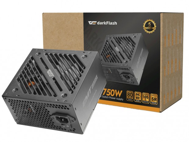 日本メーカー製105℃コンデンサ採用の750W BRONZE電源、darkFlash「EMT750 Black」発売