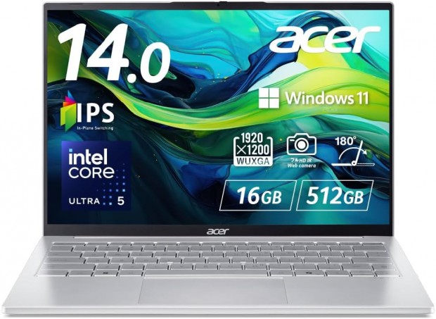 AI次代のモバイルノート、Acer「New Swift Lite 14」シリーズ計4機種