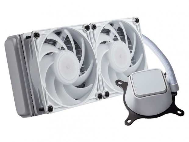 WCCF 在庫処分品 優良白選べるセット Asetek製ポンプ&ラジエーター採用の白色AIO水冷、玄人志向「KURO-AIOWC