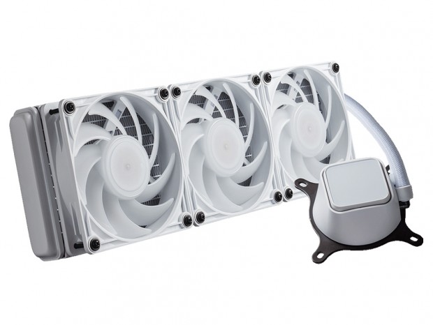 Asetek製ポンプ&ラジエーター採用の白色AIO水冷、玄人志向「KURO-AIOWC