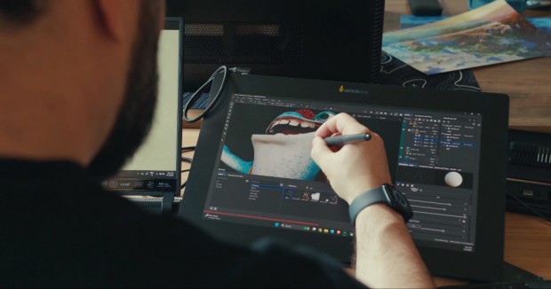 重量約1.2kgの16型4K OLEDポータブルペンタブレットがXencelabsから