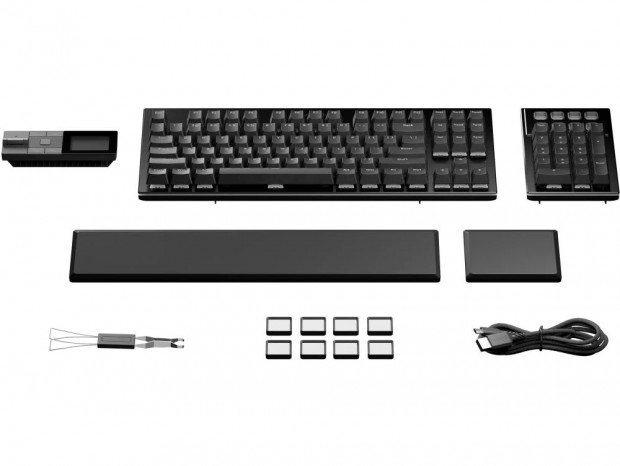 着脱式テンキー＆メディアドック搭載モジュール式キーボード、be quiet!「DARK MOUNT」発売