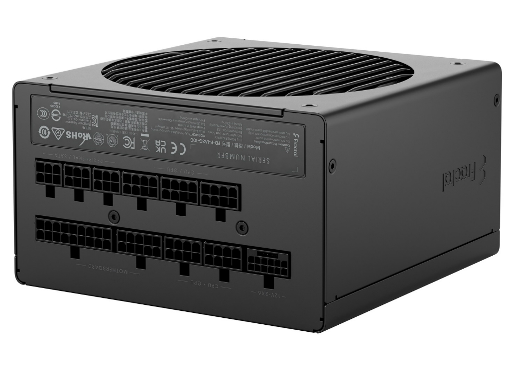 ATX 3.1/PCIe 5.1対応のフルモジュラーGOLD電源、Fractal Design「Ion