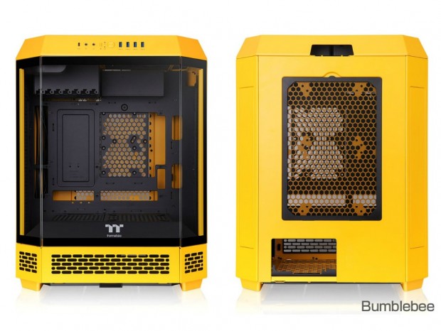 八角柱デザインPCケース、Thermaltake「The Tower 600」に新色5モデル追加