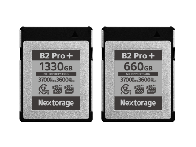 Nextorage、世界初VPG1600/VPG400両対応のCFexpressカード「NX-B2PRO+