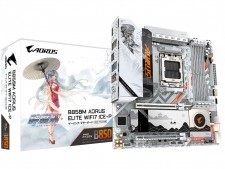 GIGABYTE、「神鷹凛」デザインのAMD B850 MicroATXマザーボード14日発売