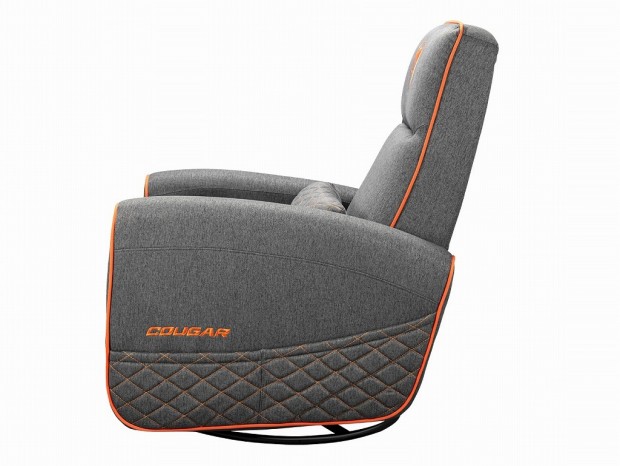 COUGAR、リラックス装備を満載したゆったりサイズのゲーミングソファ「FIDOM Gray」