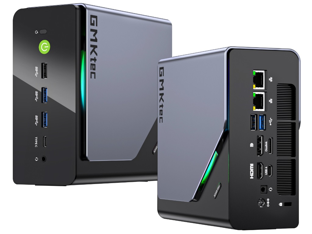 8K出力や4画面同時出力に対応する小型デスクトップPC「GMKtec NucBox