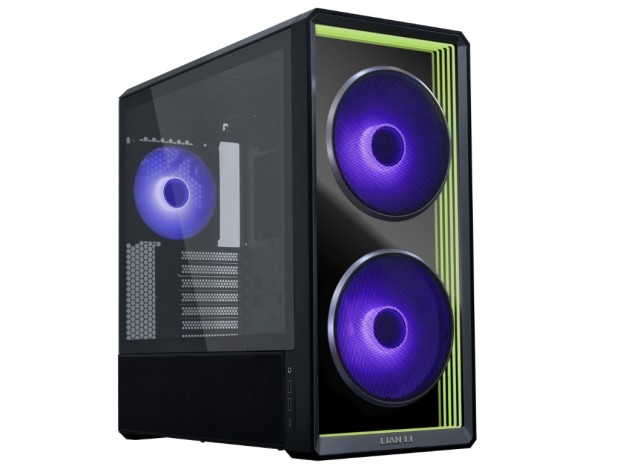 フロントにインフィニティミラーを搭載したミドルタワーPCケース、LIAN LI「LANCOOL 217 INF」