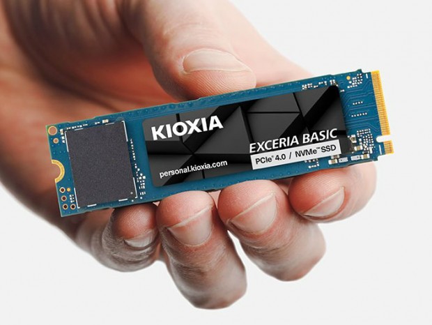 BiCS QLC採用のエントリーPCIe 4.0 SSD、キオクシア「EXCERIA BASIC