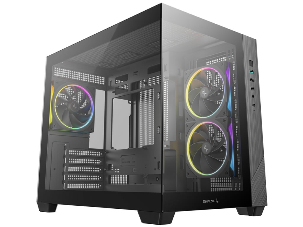 MicroATX対応のパノラマデザインPCケース、DeepCool「CG330 3F」発売