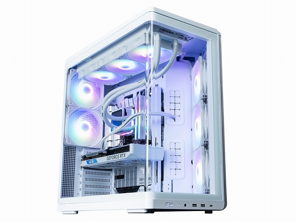 ZALMAN、曲面ガラス＆高エアフローのピラーレスミドルタワー「P60