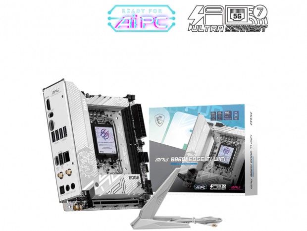 MSI、Core Ultra 200S対応Mini-ITXマザーボード「MPG B860I EDGE TI