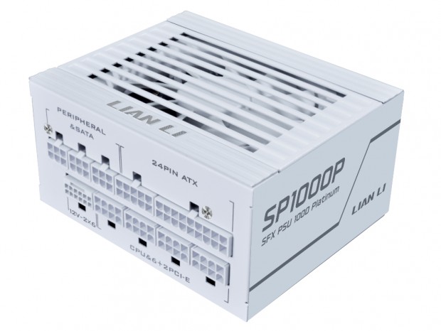 12V-2×6コネクタ搭載のフルモジュラーSFX電源、LIAN LI「SP Platinum」