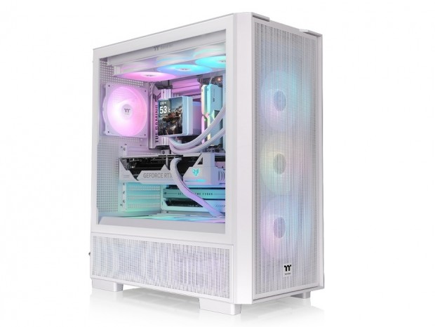 高エアフロー設計のミドルタワーPCケース、Thermaltake「S380 TG ARGB」