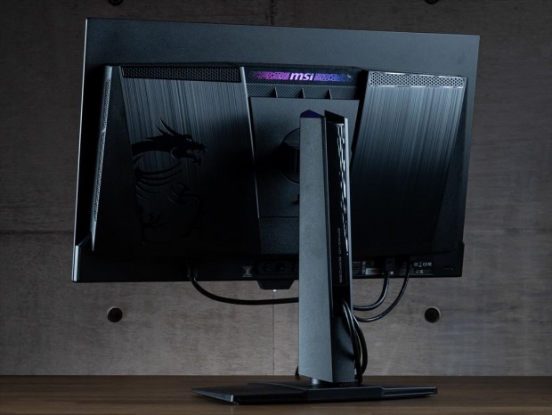 MSI「MPG 271QR QD-OLED X50」背面