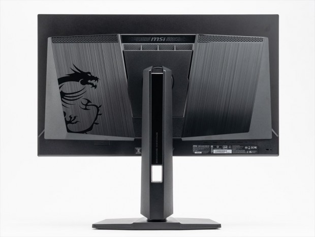 MSI「MPG 271QR QD-OLED X50」背面