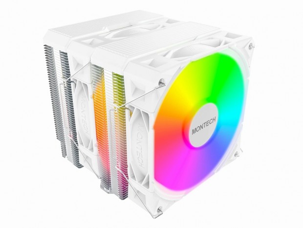 MONTECH、28mm厚ファンをデュアル搭載するツインタワークーラー「NX600 ARGB」