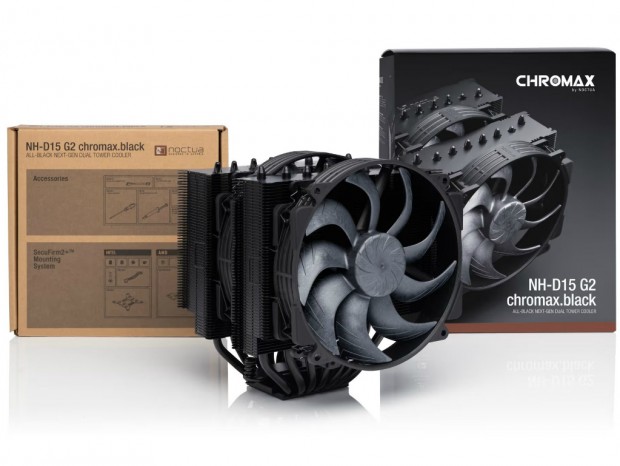 Noctua、フラッグシップサイドフロー「NH-D15 G2」にブラック色の