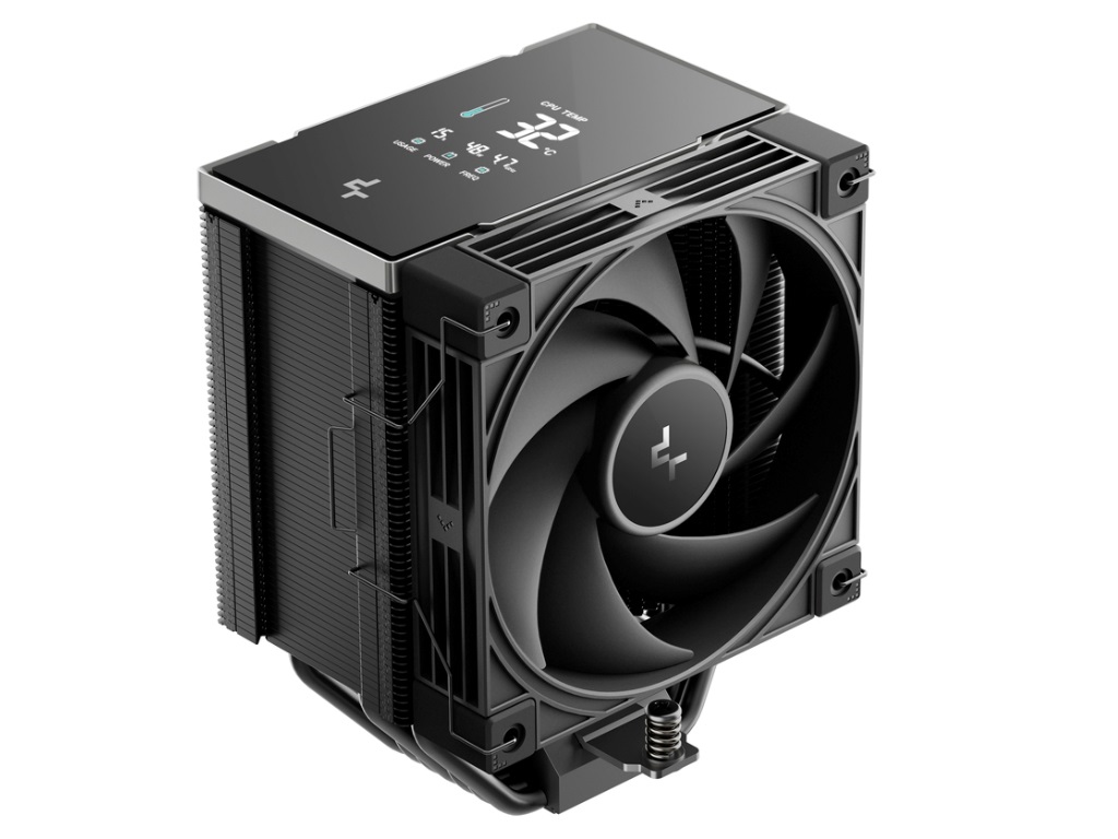 DeepCool、AIインテリジェントモードと4セグLCD搭載サイドフローCPU