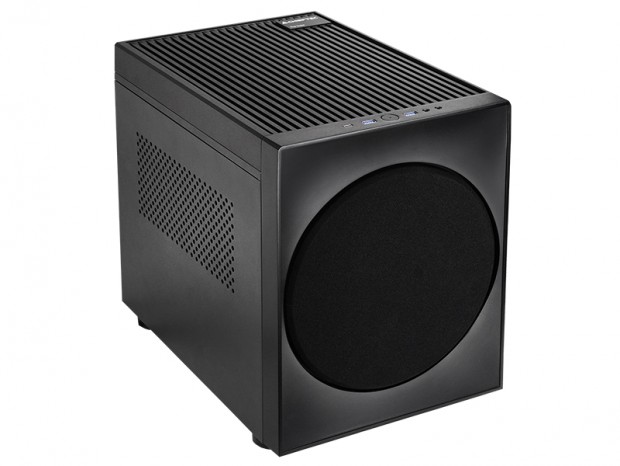 ウーファー風のデザインを採用するCube型MicroATXケース、CHIEFTEC「CI-03B-OP」