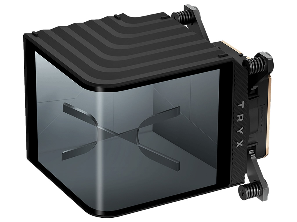 曲面AMOLEDディスプレイ付きウォーターブロック、TRYX「PANORAMA WB