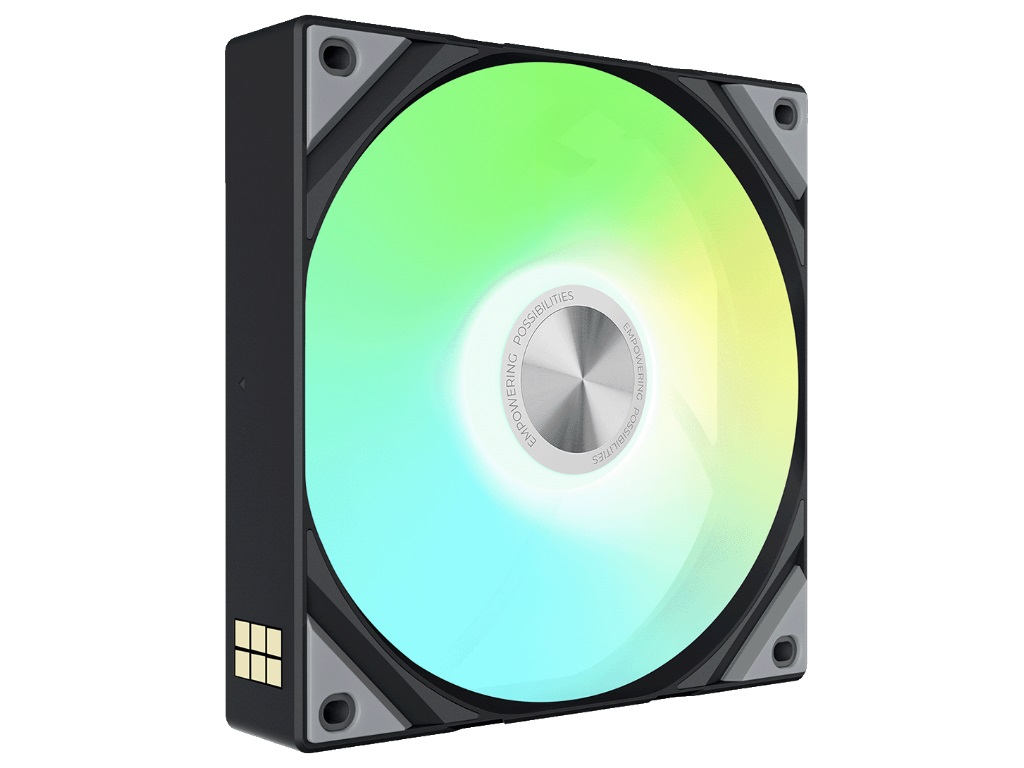 デイジーチェーン対応の120mm ARGB LEDファン、TRYX「ROTA SL ARGB