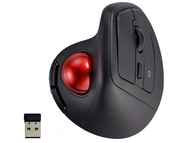 無線エルゴ静音5ボタン光学式トラックボール
