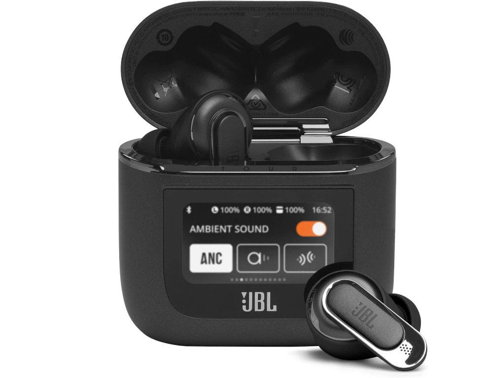 【即購入OK】JBL TOUR PRO 2 ワイヤレスイヤホン　　箱付き 今日のお買い得) スマートタッチディスプレイ付きケースが付属する