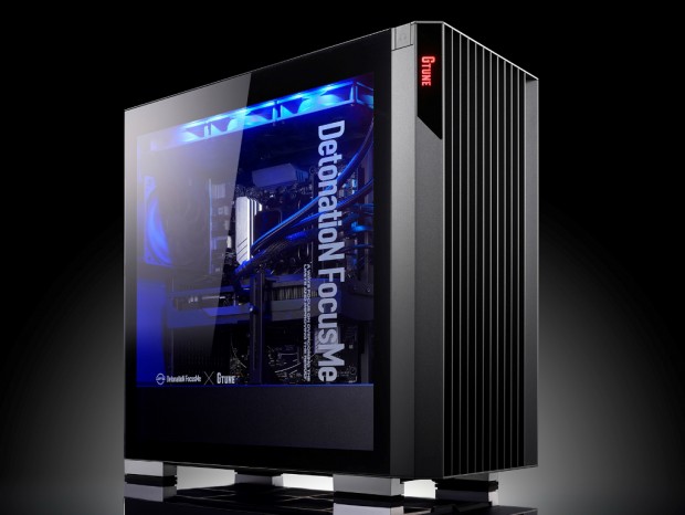 G TUNE、オリジナルガラスサイドパネル採用のDetonatioN FocusMeコラボゲーミングPC計3機種