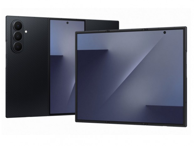 Samsungから三つ折りスマートフォン「Galaxy Z TriFold」登場。展開時