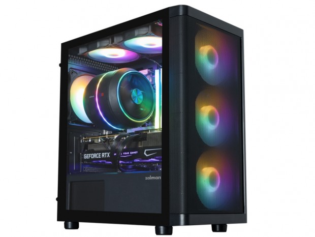 6基の120mm RGBファンを標準装備するミニタワーPCケース、ZALMAN「M4 SE BLACK」